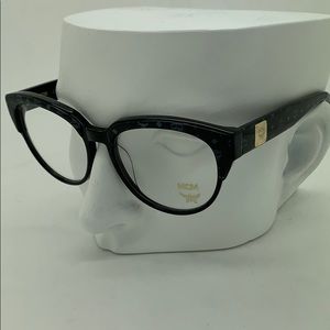 New MCM 2621 006 Black Visettos 52mm Eyeglasses